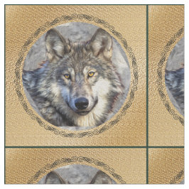 Majestic Wolf Stof