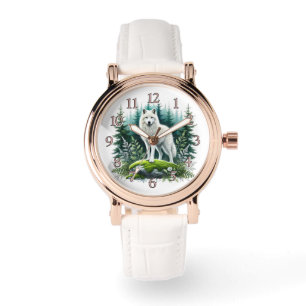 Majestic Wolf Timepiece Horloge