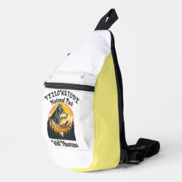 Majestic Wolf van Yellowstone Sling Bag