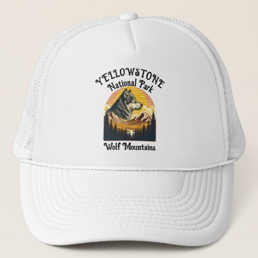 Majestic Wolf van Yellowstone Trucker Pet (Voorkant)