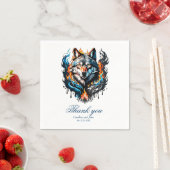 Majestic wolfskop servet (Insitu)