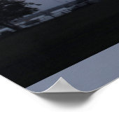 Majestic wolken boven het meer van 1 poster (Hoek)