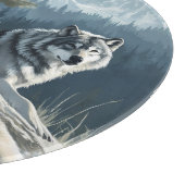 Majestic Wolves Glass Cutting Board Snijplank (Hoek)