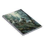 Majestic Wolves Spiral Notitieboek (Rechterzijde)