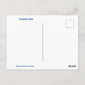 Majestic Yosemite Herfst Briefkaart (Achterkant)