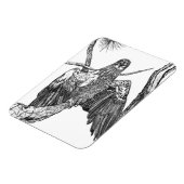 MAJESTIC YOUNG ELLE IN HERALDIC POSITIE MAGNEET (Linkerzijde)