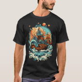 Majestic Zeilboot - Zeilen in de Zeeen T-shirt (Voorkant)