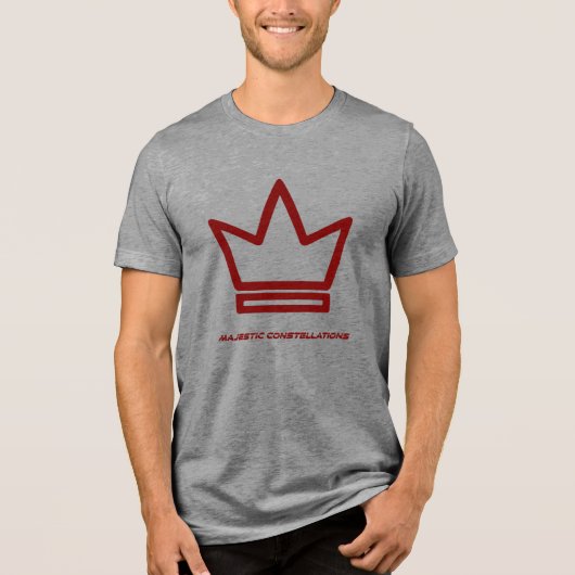 MAJESTISCHE CONSTELLATIES Tri-Blend SHIRT (Voorkant)