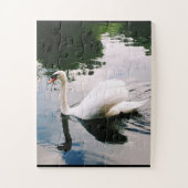 MAJESTISCHE SWAN-puzzel Legpuzzel (Verticaal)