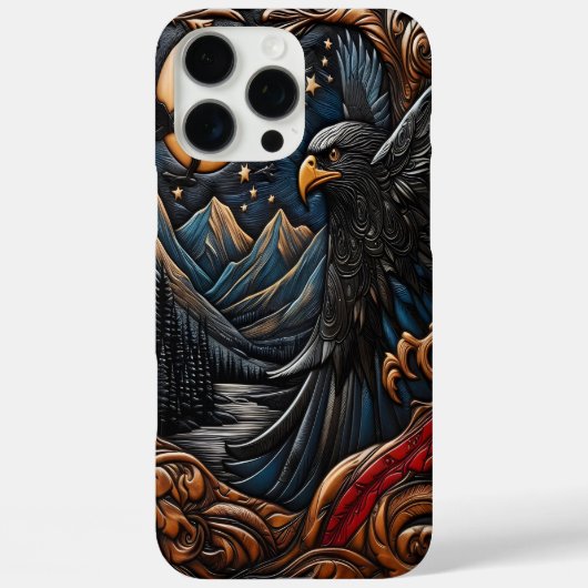 Majestueel kunstwerk met adelaar in het wild Case-Mate iPhone case (Achterkant)