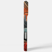 Majestueus Adelaar-Leren Kunstwerk Case-Mate iPhone Case (Achterkant / Rechts)