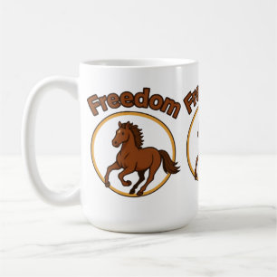 **Majestueus Arabisch paard in de gouden woestijn* Koffiemok