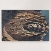 Majestueus beeld van Jezus: De Heer is mijn rots Legpuzzel (Horizontaal)