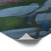 Majestueus berglandschap Alpine landschap Poster (Hoek)