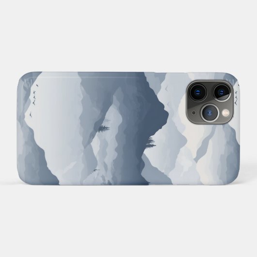 Majestueus berglandschap Case-Mate iPhone case (Achterkant (horizontaal))