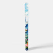 Majestueus berglandschap met vlinders, wild Case-Mate iPhone case (Achterkant / Links)