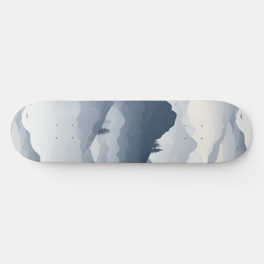 Majestueus berglandschap persoonlijk skateboard (Horizontaal)