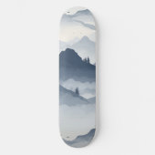 Majestueus berglandschap persoonlijk skateboard (Voorkant)