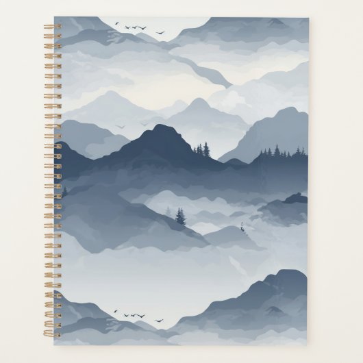 Majestueus berglandschap planner (Voorkant)