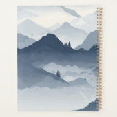 Majestueus berglandschap planner (Achterkant)