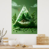 Majestueus berglandschap Poster (Keuken)