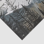 Majestueus berglandschap - Rustieke Natuur Tissuepapier (Detail)