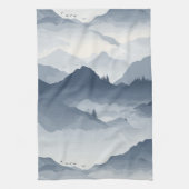 Majestueus berglandschap theedoek (Verticaal)