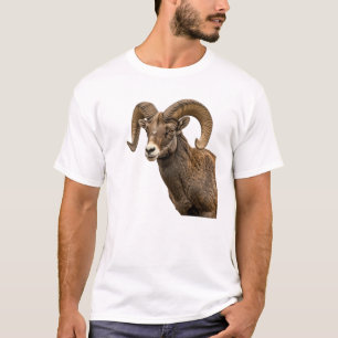 Majestueus Bighorn Schaap op Rocky Hillside T-shirt