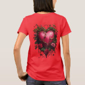 Majestueus Chinees Dragon T-shirt – vet, mythisch  (Achterkant)