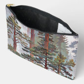 Majestueus dennenbos - Serene boslandschap kunstwe Etui (Open)