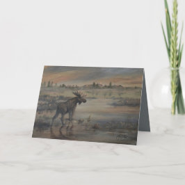 Majestueus eland 13" x 18" kaart