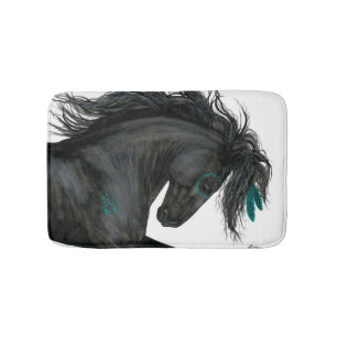 Majestueus Friesian Paard door Bihrle Badmat