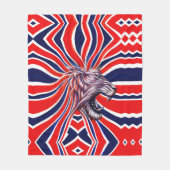 Majestueus Gebrul Fleece Deken (Voorkant)