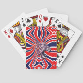 Majestueus Gebrul Pokerkaarten (Achterkant)