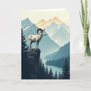 Majestueus gehoornd beest kaart