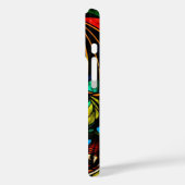 Majestueus Glas in lood Dragon Mythisch Meesterwer Case-Mate iPhone Case (Achterkant / Links)
