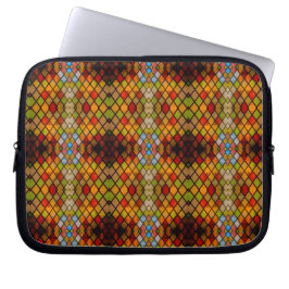 Majestueus glas-in-lood raam patroon  laptop sleeve
