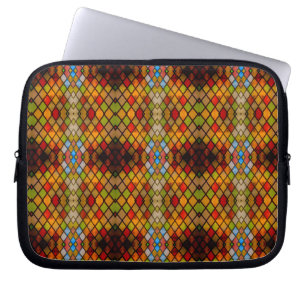 Majestueus glas-in-lood raam patroon  laptop sleeve