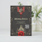 Majestueus hart, een gotische Romance Informatiekaartje (Staand voorkant)