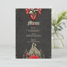 Majestueus hart, een gotische Romance Menu