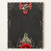 Majestueus hart, een gotische Romance Planner (Achterkant)