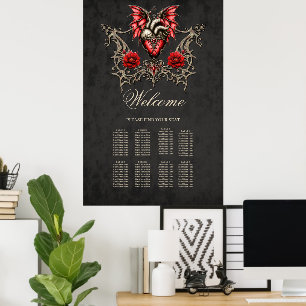 Majestueus hart, een gotische Romance Poster