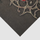 Majestueus hart, een gotische Romance Tissuepapier (Detail)