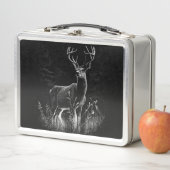 Majestueus hert in de wildernis - Black & White Ar (In situ)