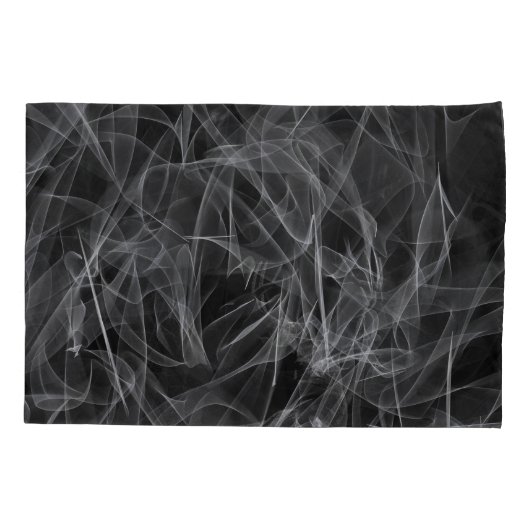 Majestueus hert in de wildernis - Black & White Ar Kussensloop (Achterkant-Links)