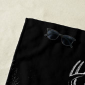 Majestueus hert in de wildernis - Black & White Ar Strandlaken (In situ)