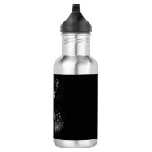 Majestueus hert in de wildernis - Black & White Ar Waterfles (Rechts)