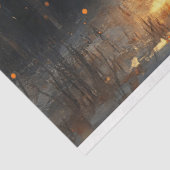 Majestueus hert in een winterbos Decoupage Tissuepapier (Detail)