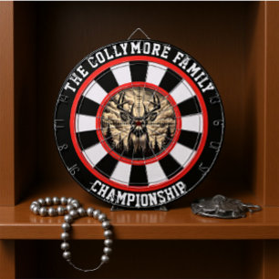 Majestueus hert in Forest Art Design Dartbord