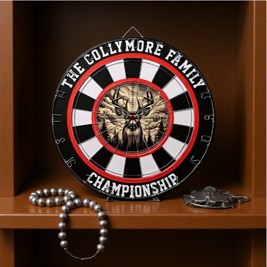 Majestueus hert in Forest Art Design Dartbord